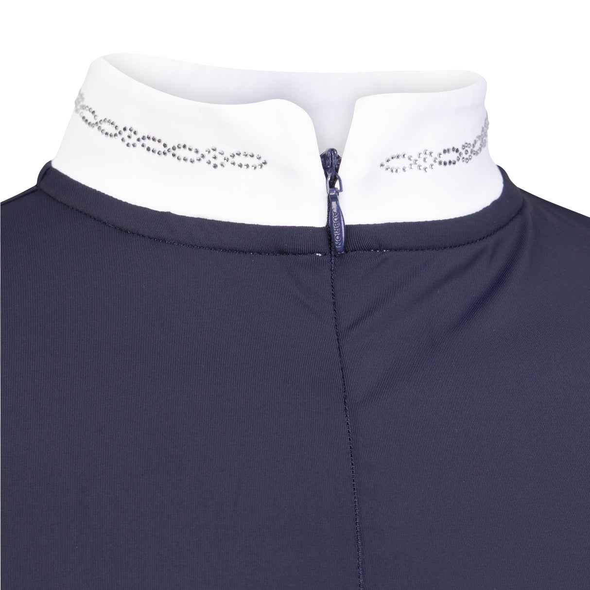 Shires Aubrion Optima LX Show Shirt - Young Rider #colour_navy