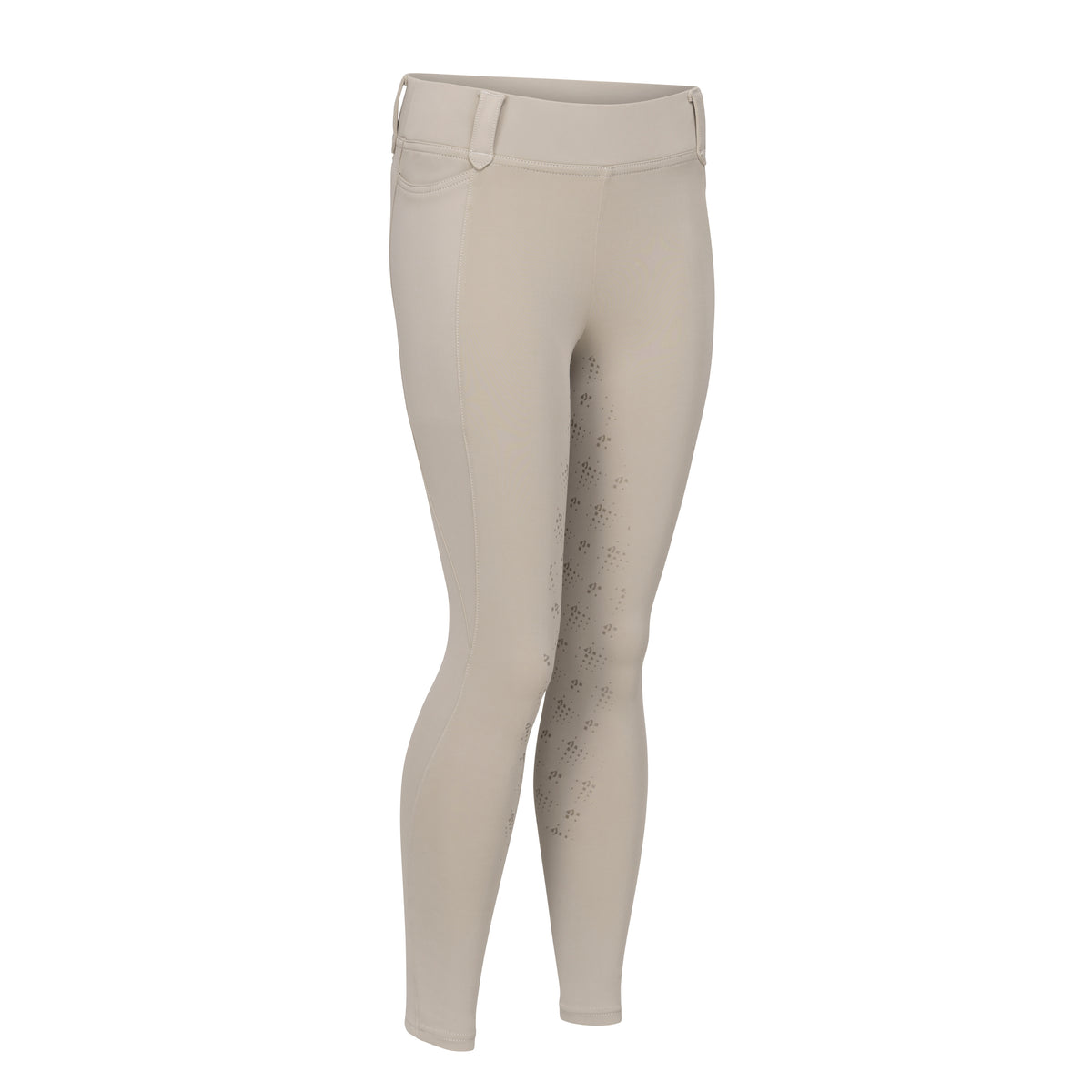 Shires Aubrion Optima MX Riding Tights - Young Rider #colour_beige