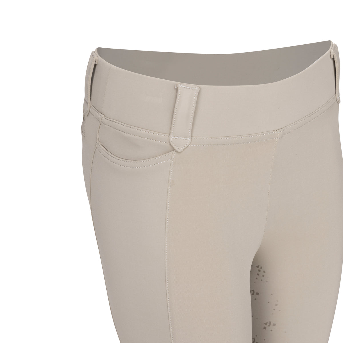 Shires Aubrion Optima MX Riding Tights - Young Rider #colour_beige