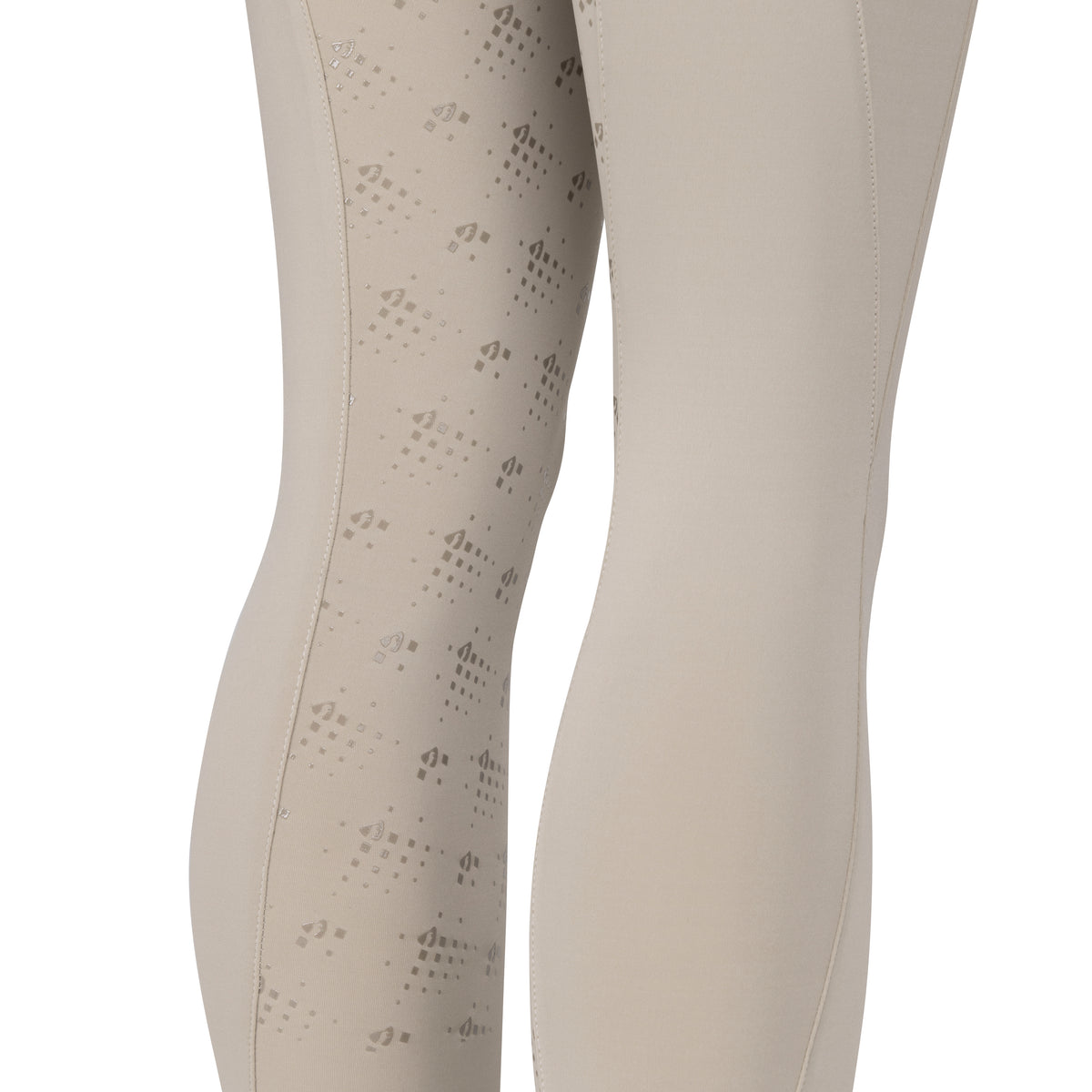 Shires Aubrion Optima MX Riding Tights - Young Rider #colour_beige