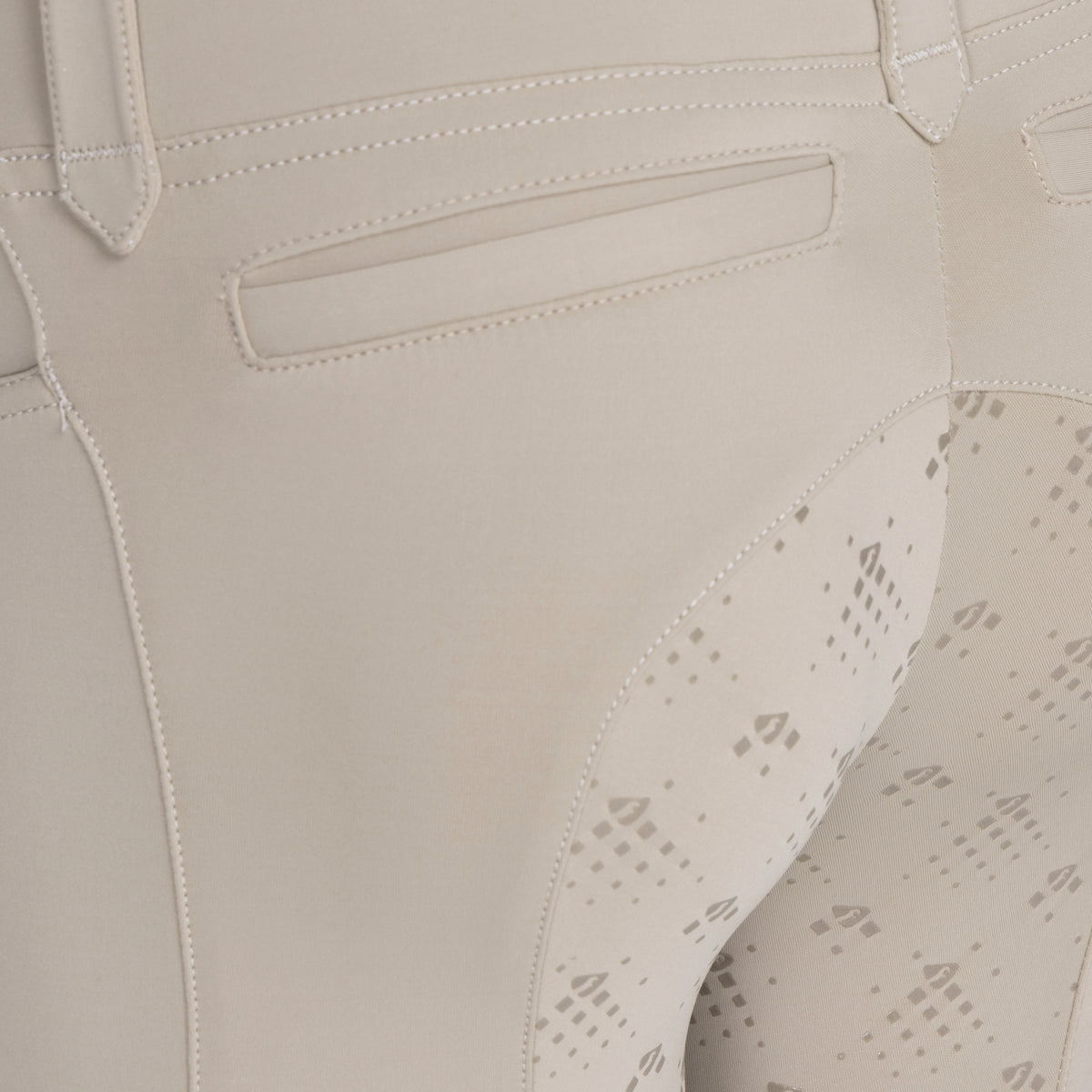Shires Aubrion Optima MX Riding Tights - Young Rider #colour_beige