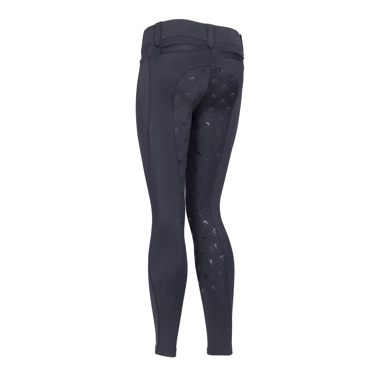 Shires Aubrion Optima MX Riding Tights - Young Rider #colour_black