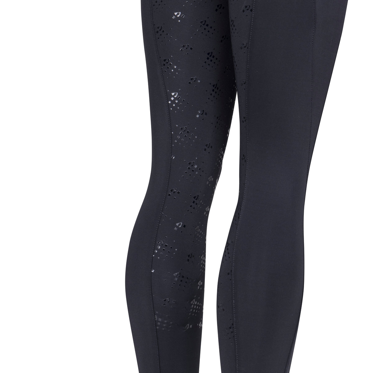 Shires Aubrion Optima MX Riding Tights - Young Rider #colour_black