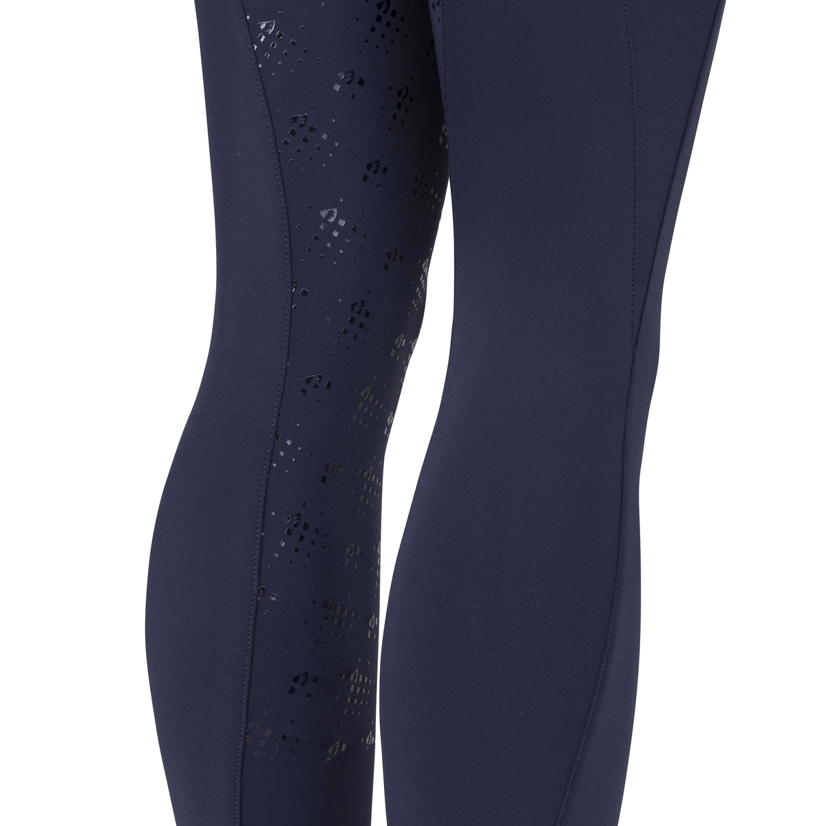 Shires Aubrion Optima MX Riding Tights - Young Rider #colour_navy