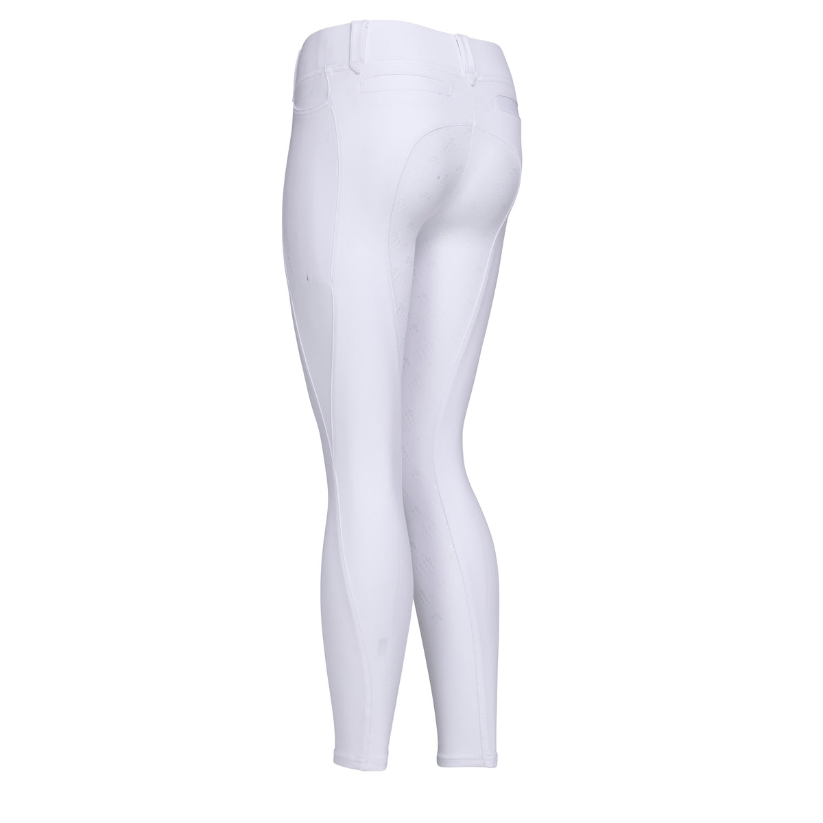 Shires Aubrion Optima MX Riding Tights - Young Rider #colour_white