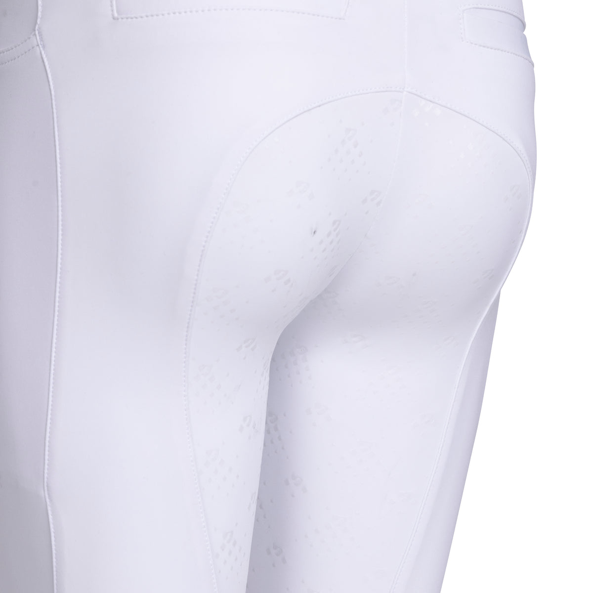 Shires Aubrion Optima MX Riding Tights - Young Rider #colour_white