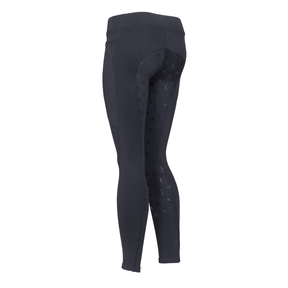 Shires Aubrion Optima GX Riding Tights - Young Rider #colour_black