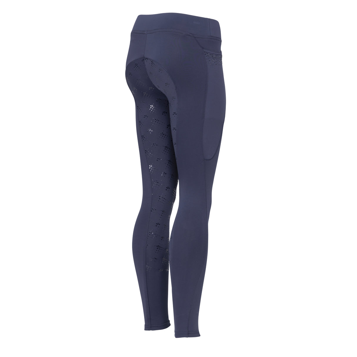 Shires Aubrion Optima GX Riding Tights - Young Rider #colour_navy