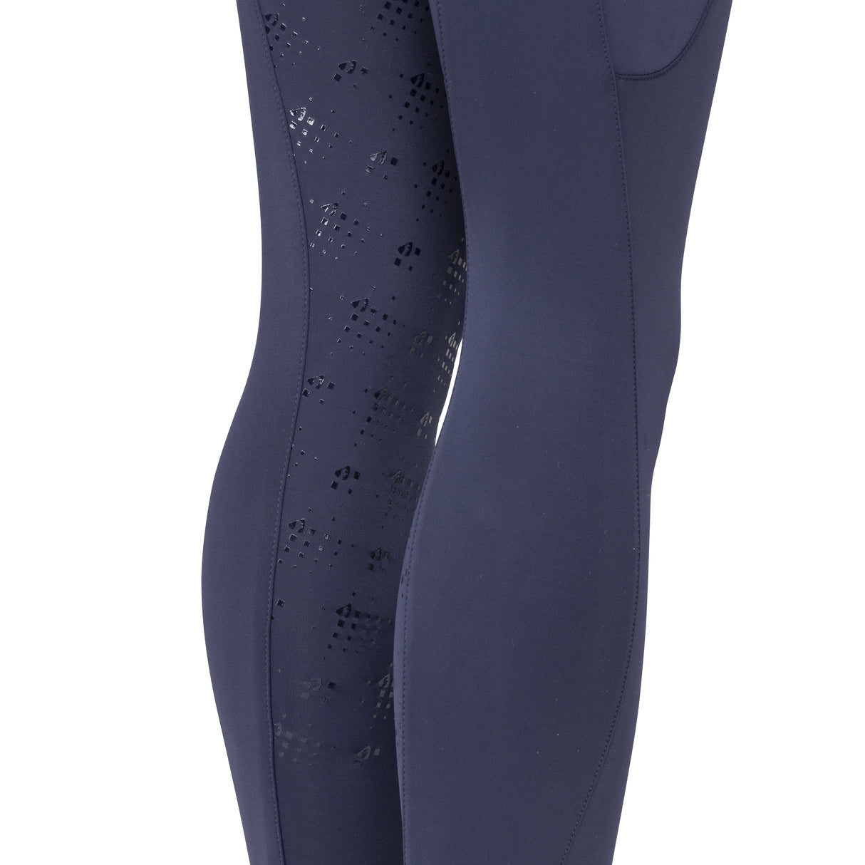 Shires Aubrion Optima GX Riding Tights - Young Rider #colour_navy