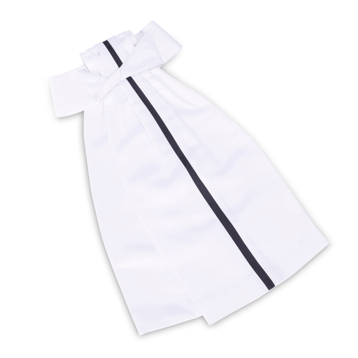 Shires Aubrion Hampton Ready Tied Stock #colour_black