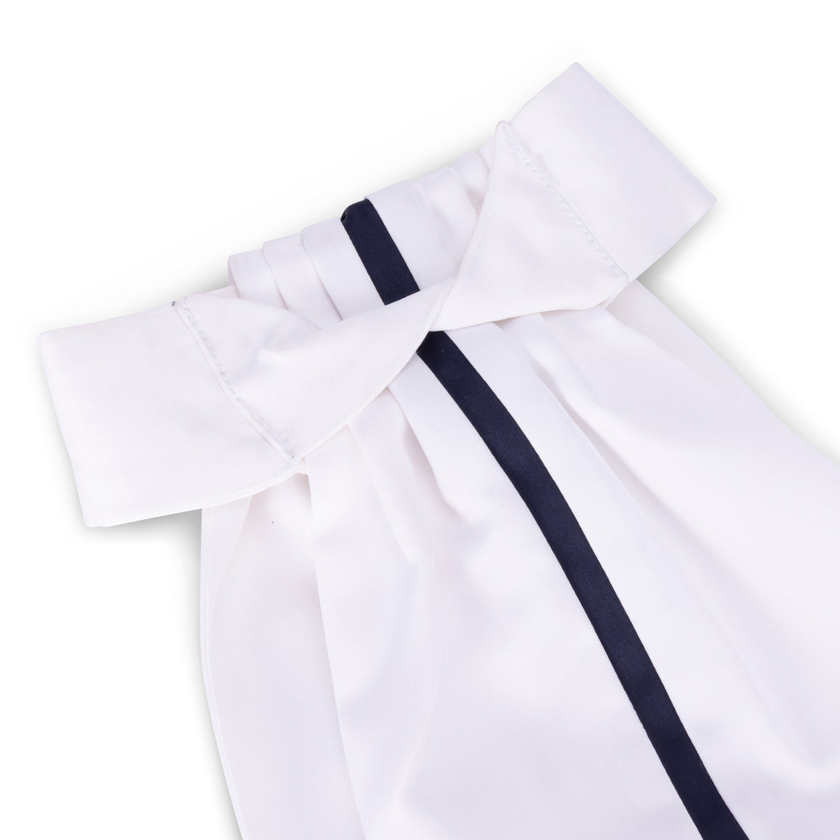 Shires Aubrion Hampton Ready Tied Stock #colour_navy