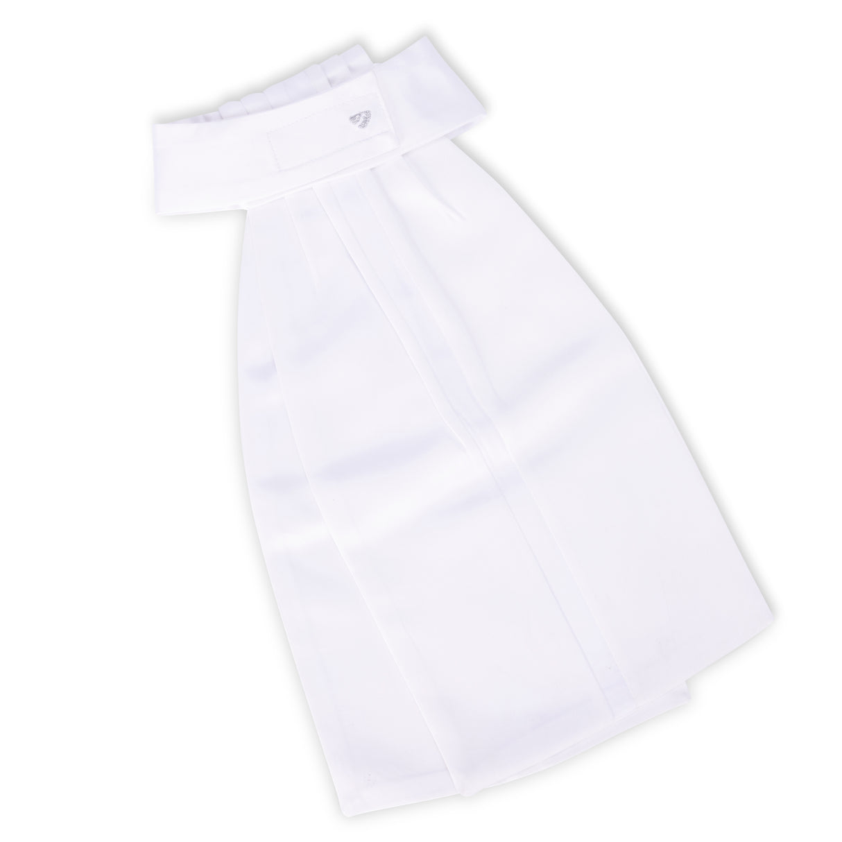 Shires Aubrion Hampton Ready Tied Stock #colour_white