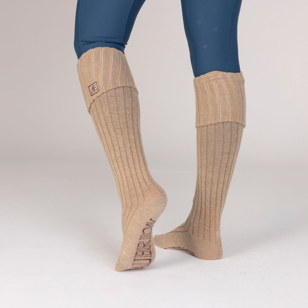 Shires Aubrion Equestrian Knit Boot Socks