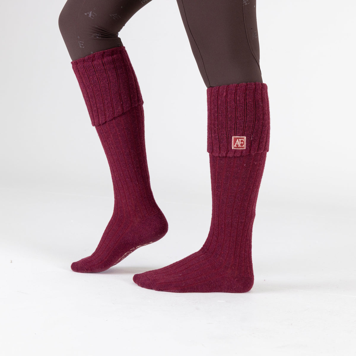 Shires Aubrion Equestrian Knit Boot Socks
