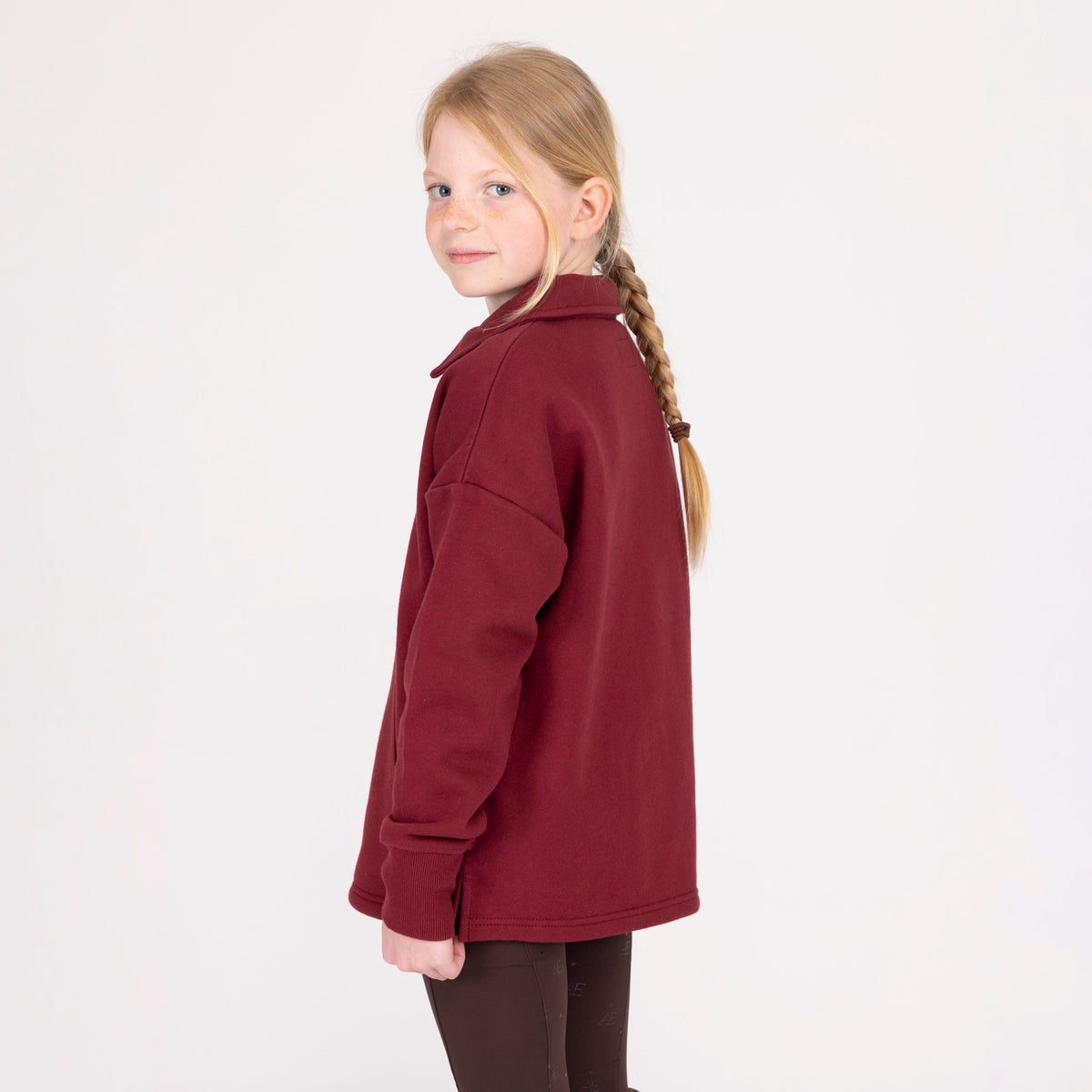 Shires Aubrion Equestrian Quarter Zip Sweater - Young Rider