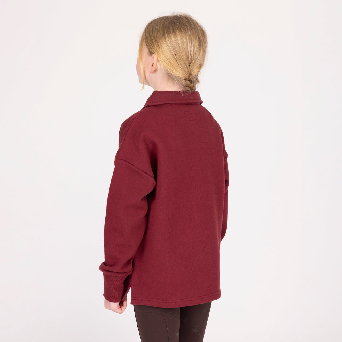 Shires Aubrion Equestrian Quarter Zip Sweater - Young Rider