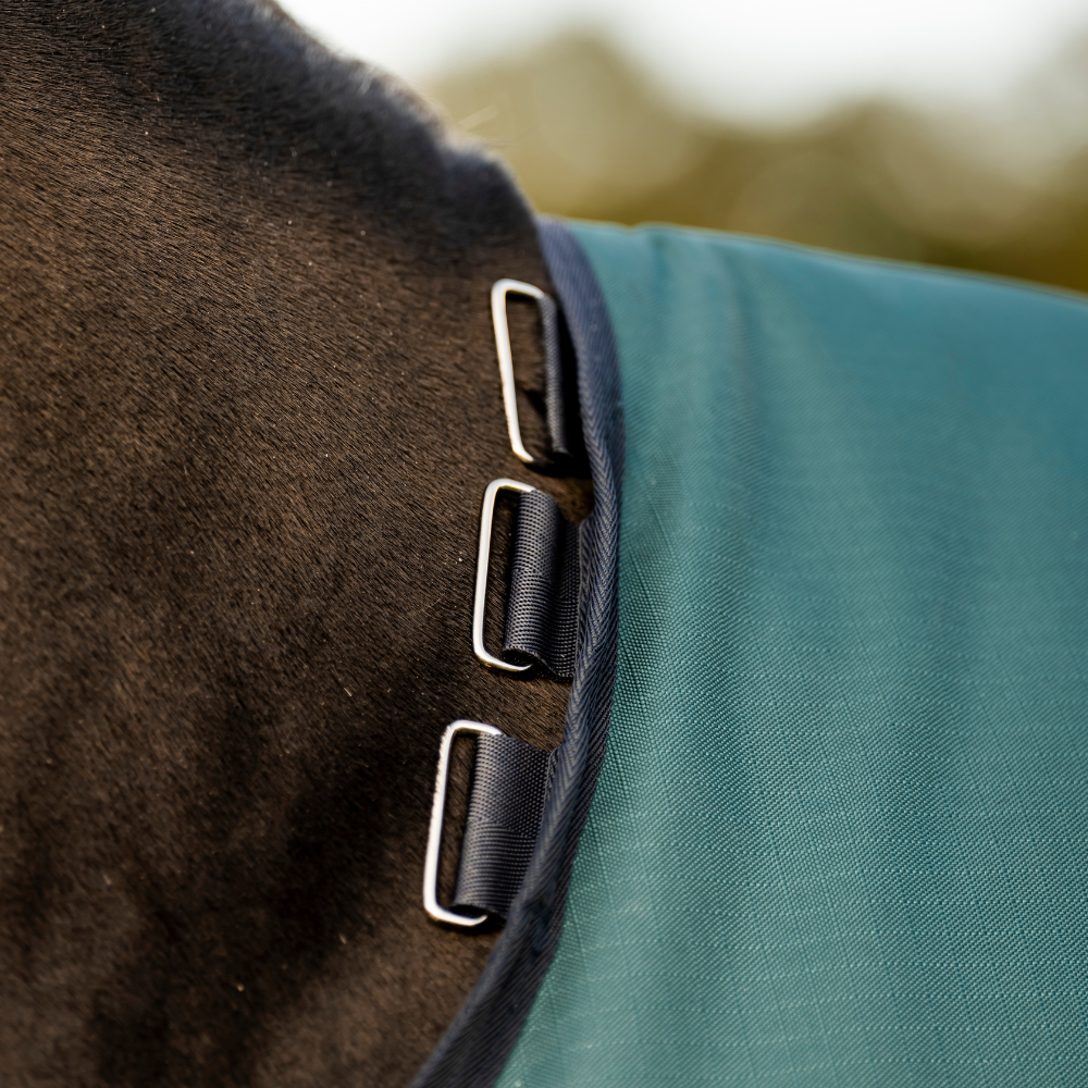 Horseware Ireland Amigo Ripstop 900 0g Turnout Rug #colour_dynasty-green-navy-silver