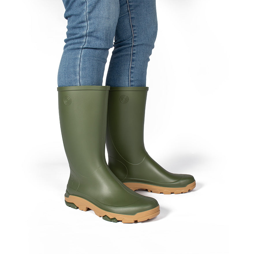 Rouchette Remoove Khaki Boot #colour_khaki