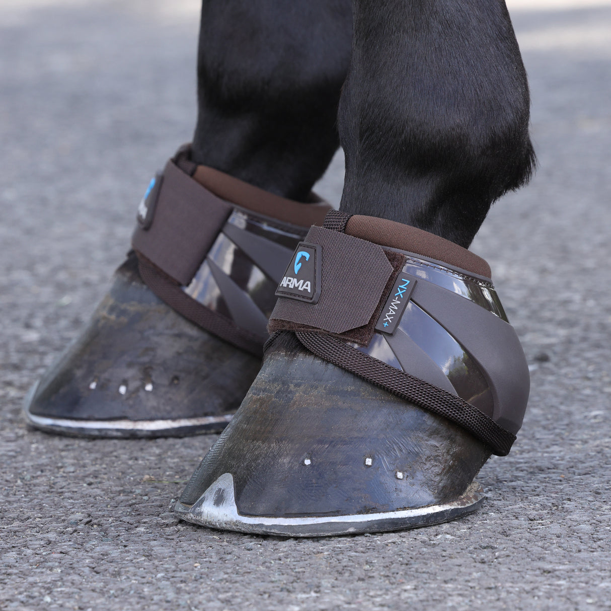 Shires ARMA NX-MAX+ Contour Over Reach Boots #colour_brown