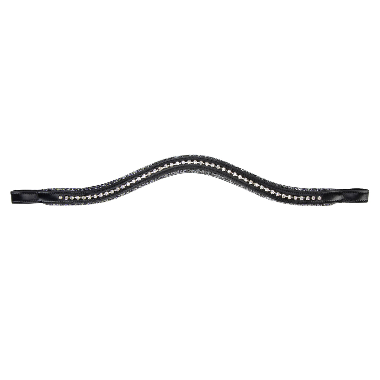Shires Velociti RAPIDA Micro Mixed Diamante Browband #colour_black
