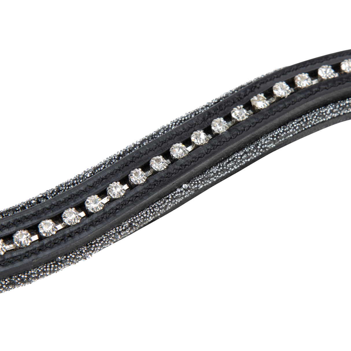 Shires Velociti RAPIDA Micro Mixed Diamante Browband #colour_black
