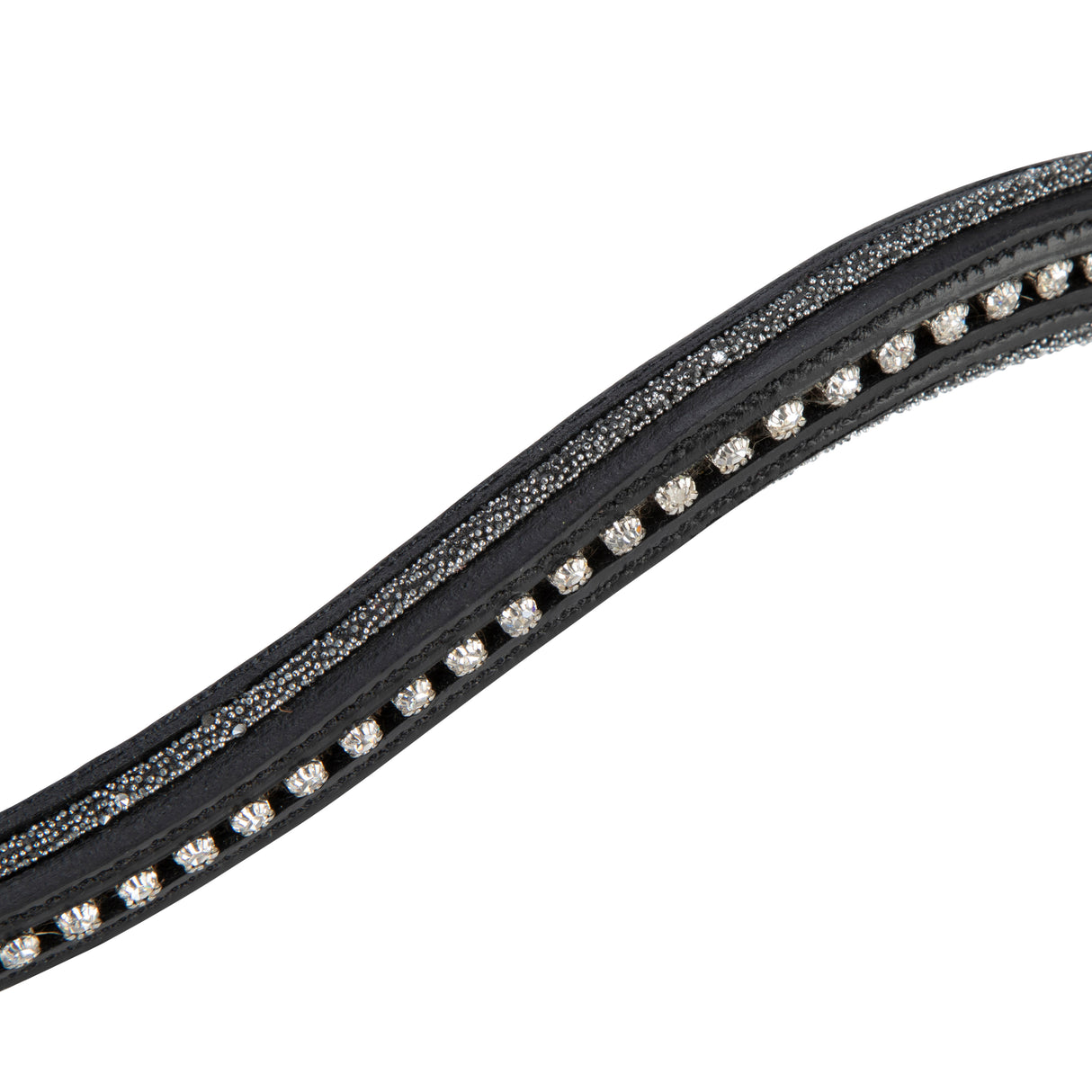 Shires Velociti RAPIDA Micro Mixed Diamante Browband #colour_black