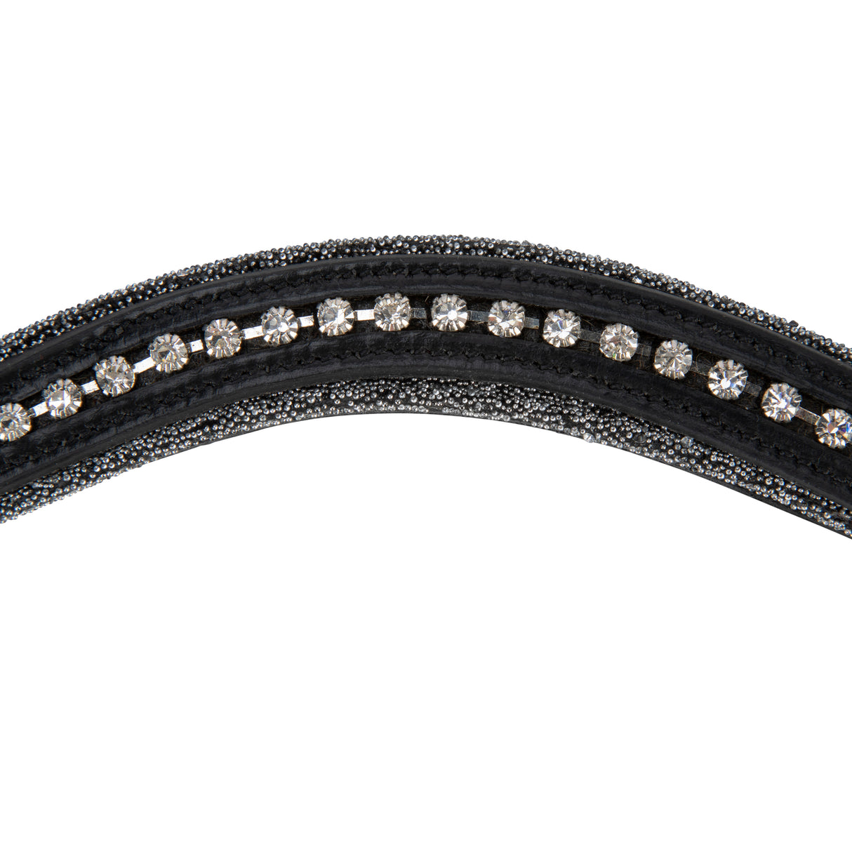 Shires Velociti RAPIDA Micro Mixed Diamante Browband #colour_black