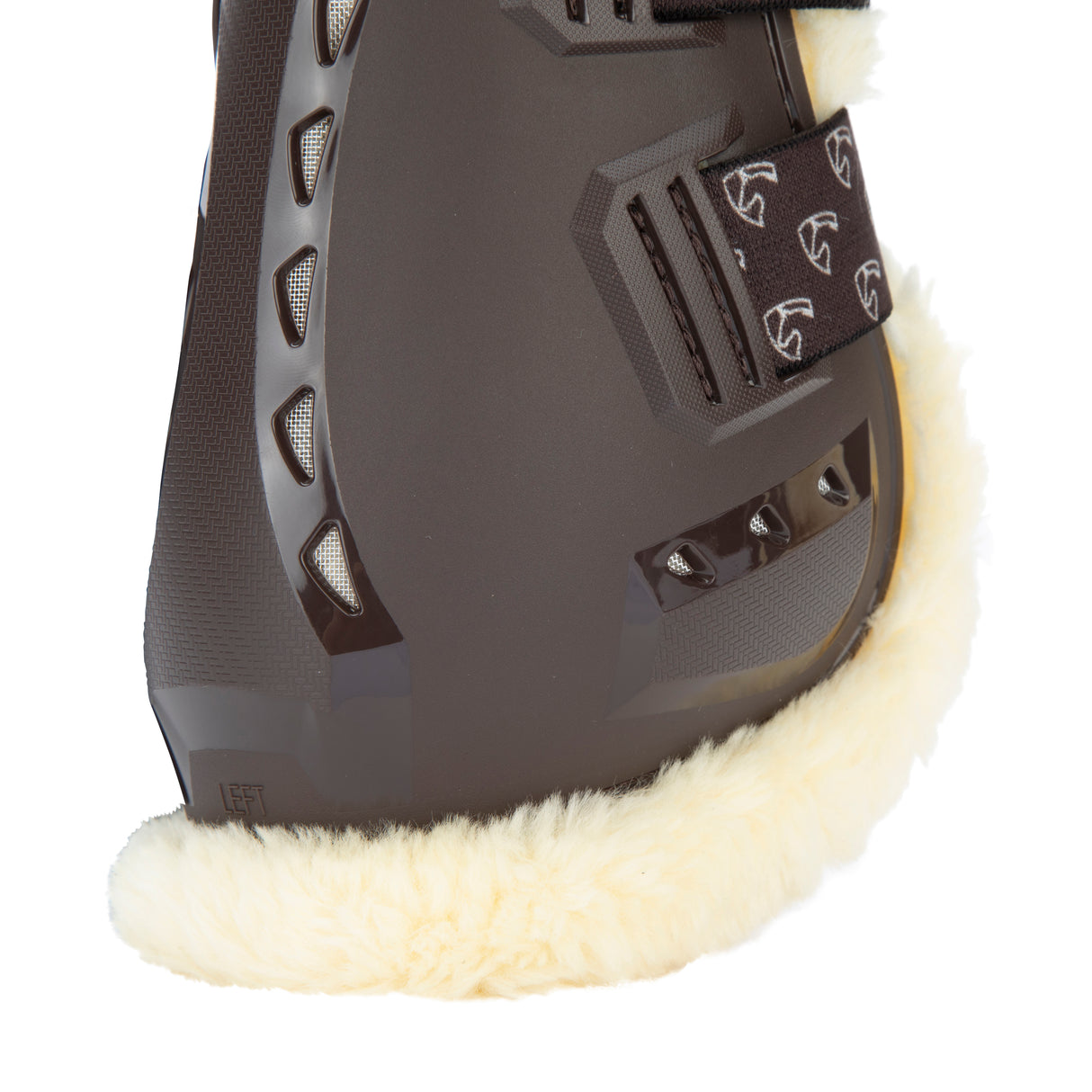 Shires ARMA Carbon Pro SupaFleece Fetlock Boots #colour_brown