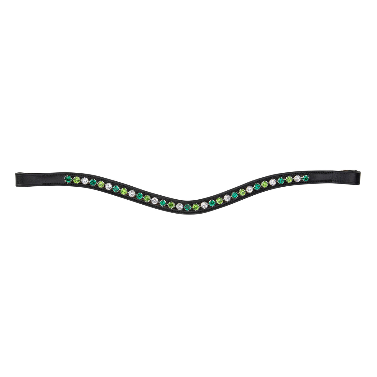 Shires Velociti GARA Green Diamante Browband