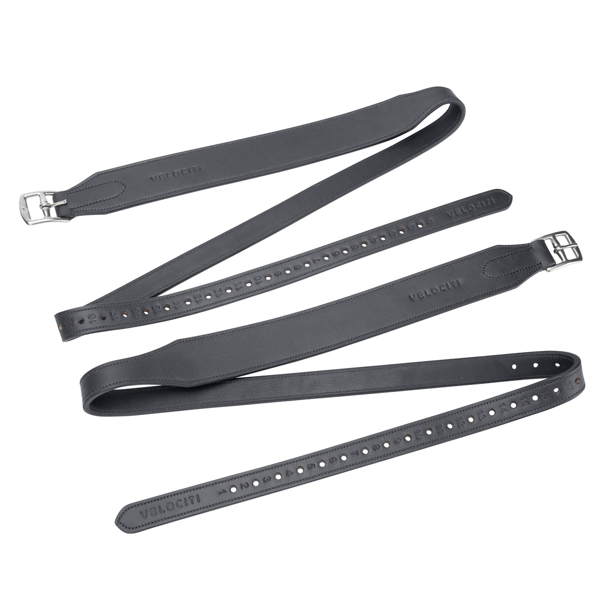 Shires Velociti RAPIDA Wide Stirrup Leathers #colour_black