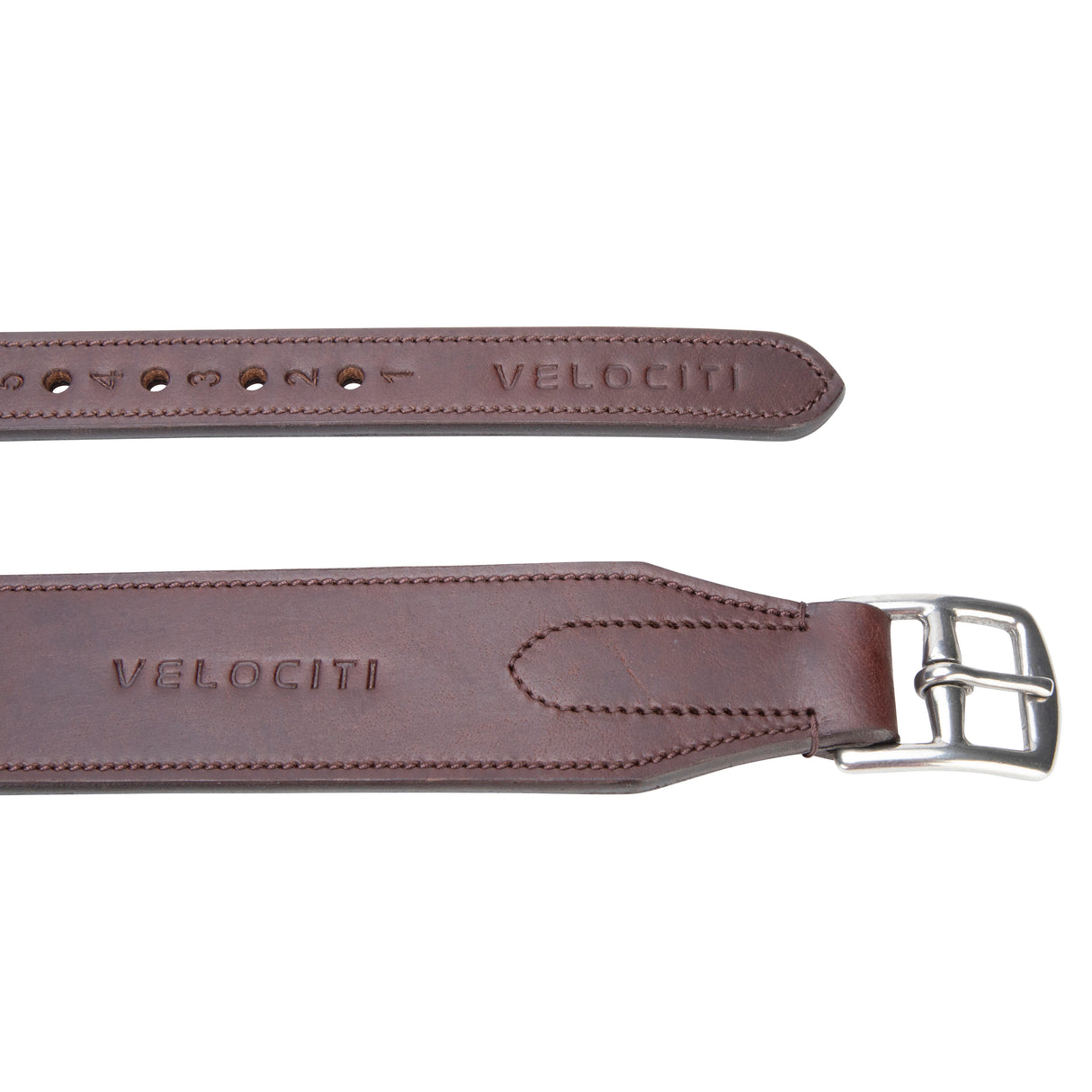 Shires Velociti RAPIDA Wide Stirrup Leathers #colour_havana