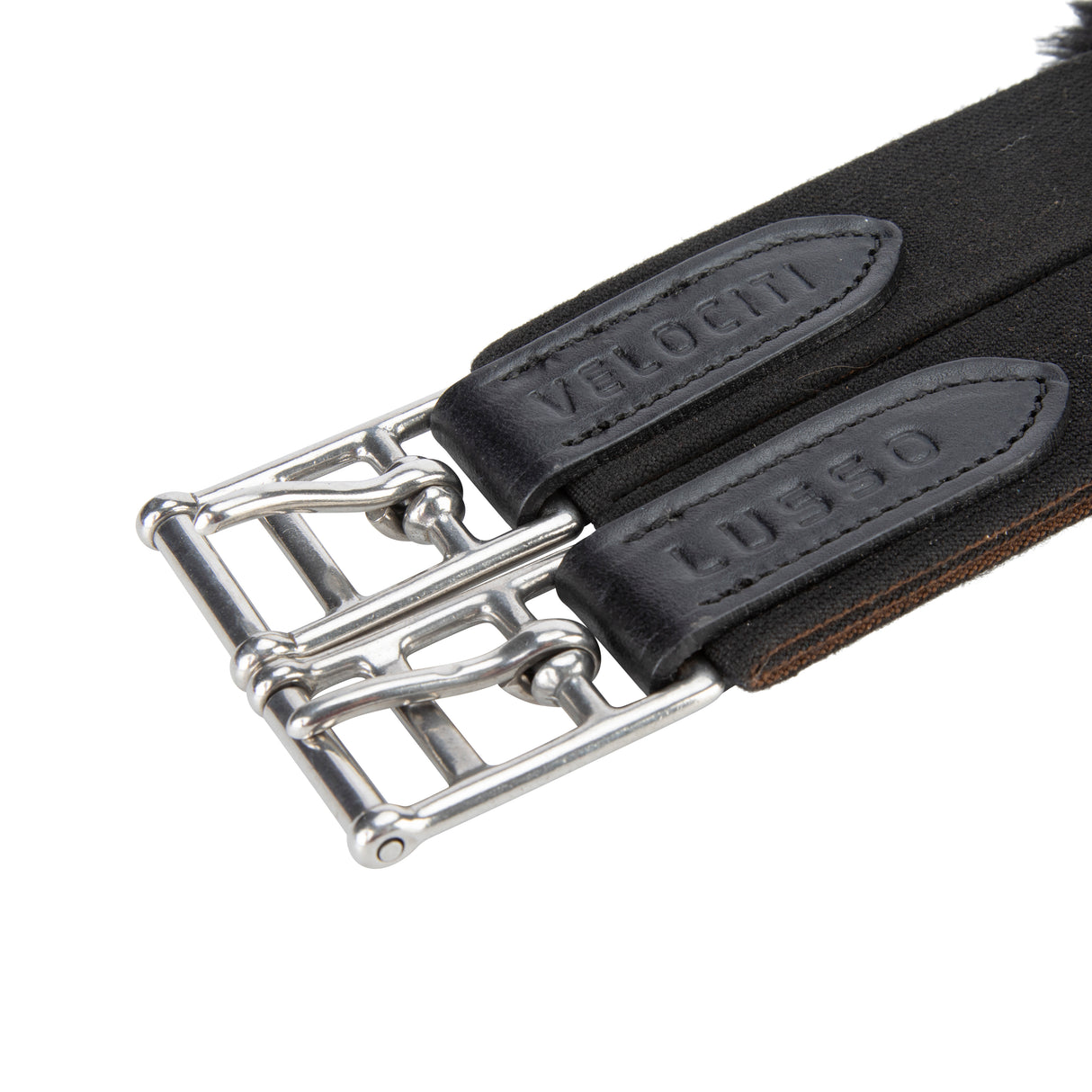 Shires Velociti LUSSO Anatomical SupaFleece Girth #colour_black