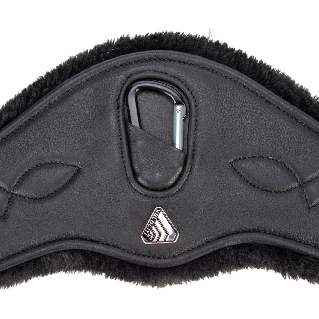 Shires Velociti LUSSO Anatomical SupaFleece Girth #colour_black