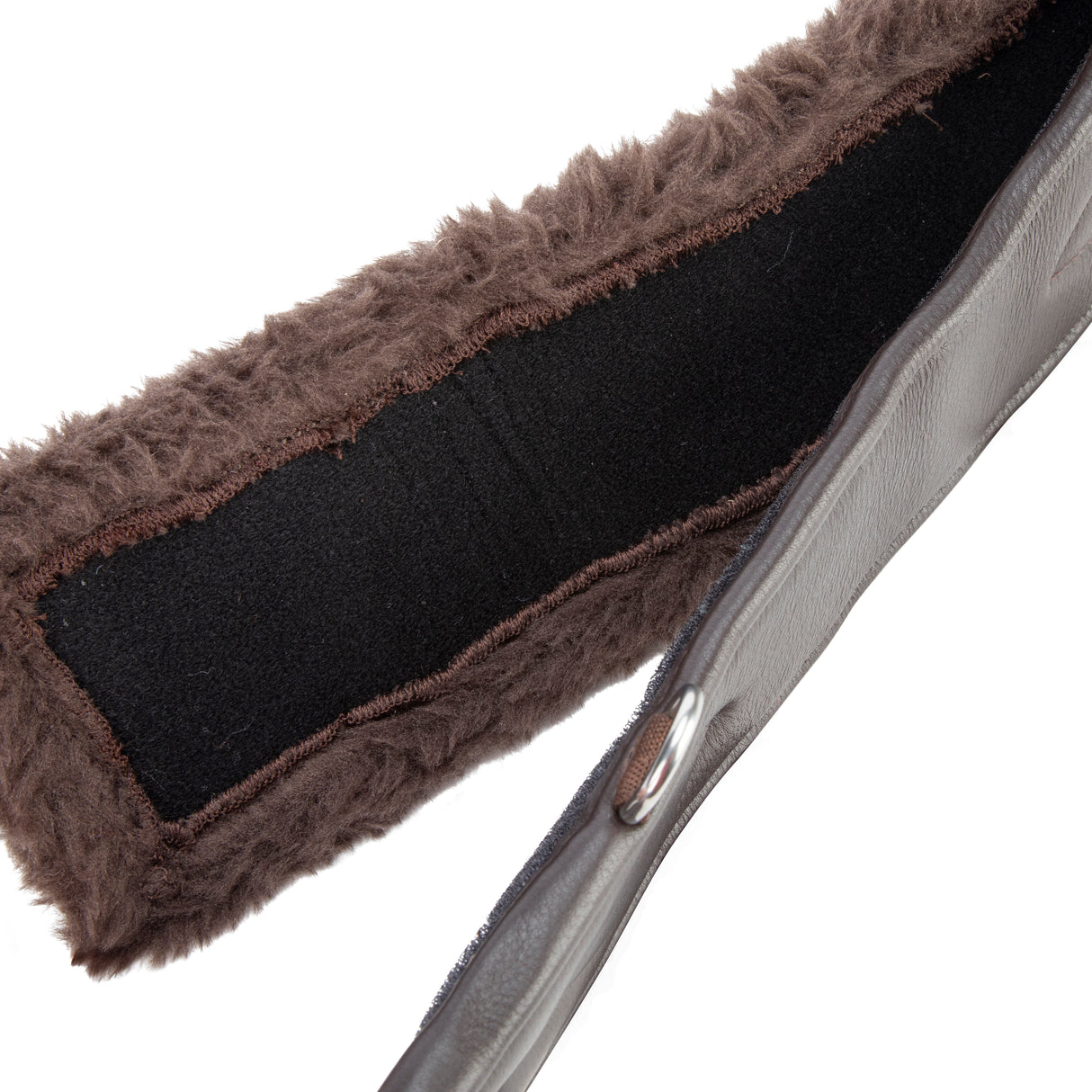 Shires Velociti LUSSO Anatomical SupaFleece Girth #colour_havana