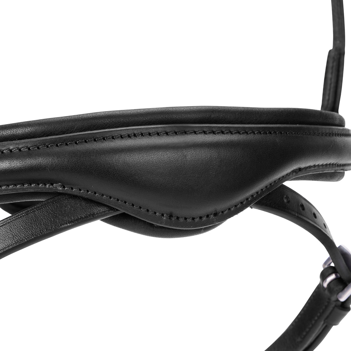 Shires Velociti LUSSO Elite Flash Noseband #colour_black