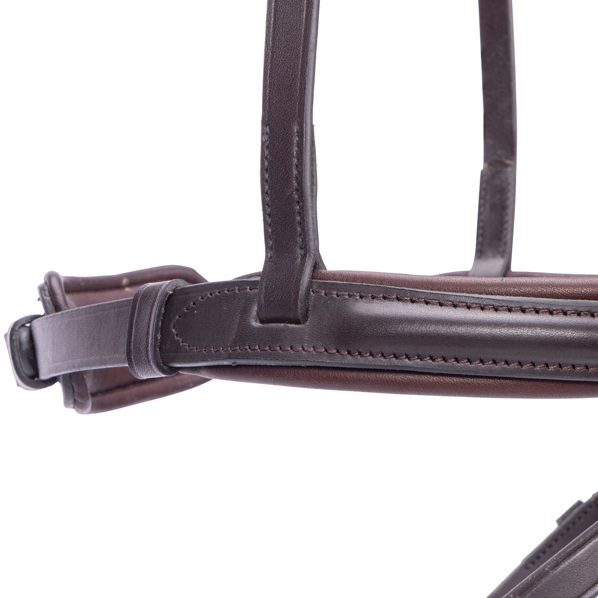 Shires Velociti LUSSO Elite Flash Noseband #colour_havana