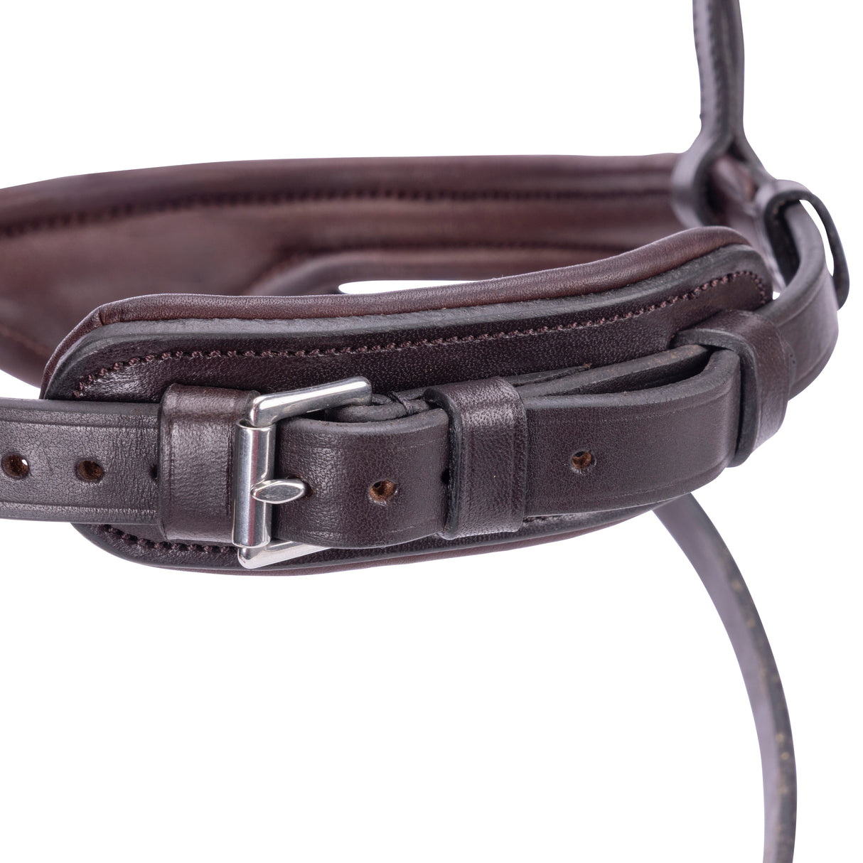 Shires Velociti LUSSO Elite Flash Noseband #colour_havana