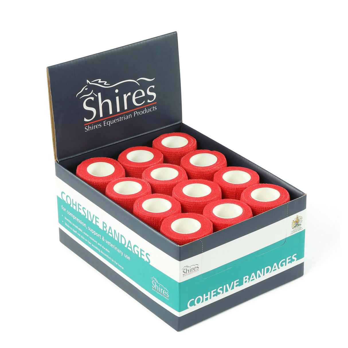 Shires Cohesive Bandages #colour_red