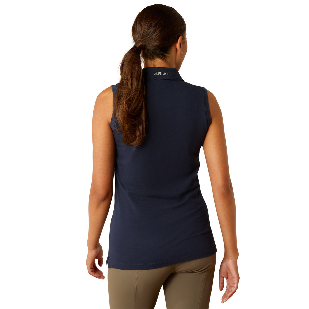 Ariat Women's Prix 3.0 Sleeveless Polo #colour_navy-eclipse