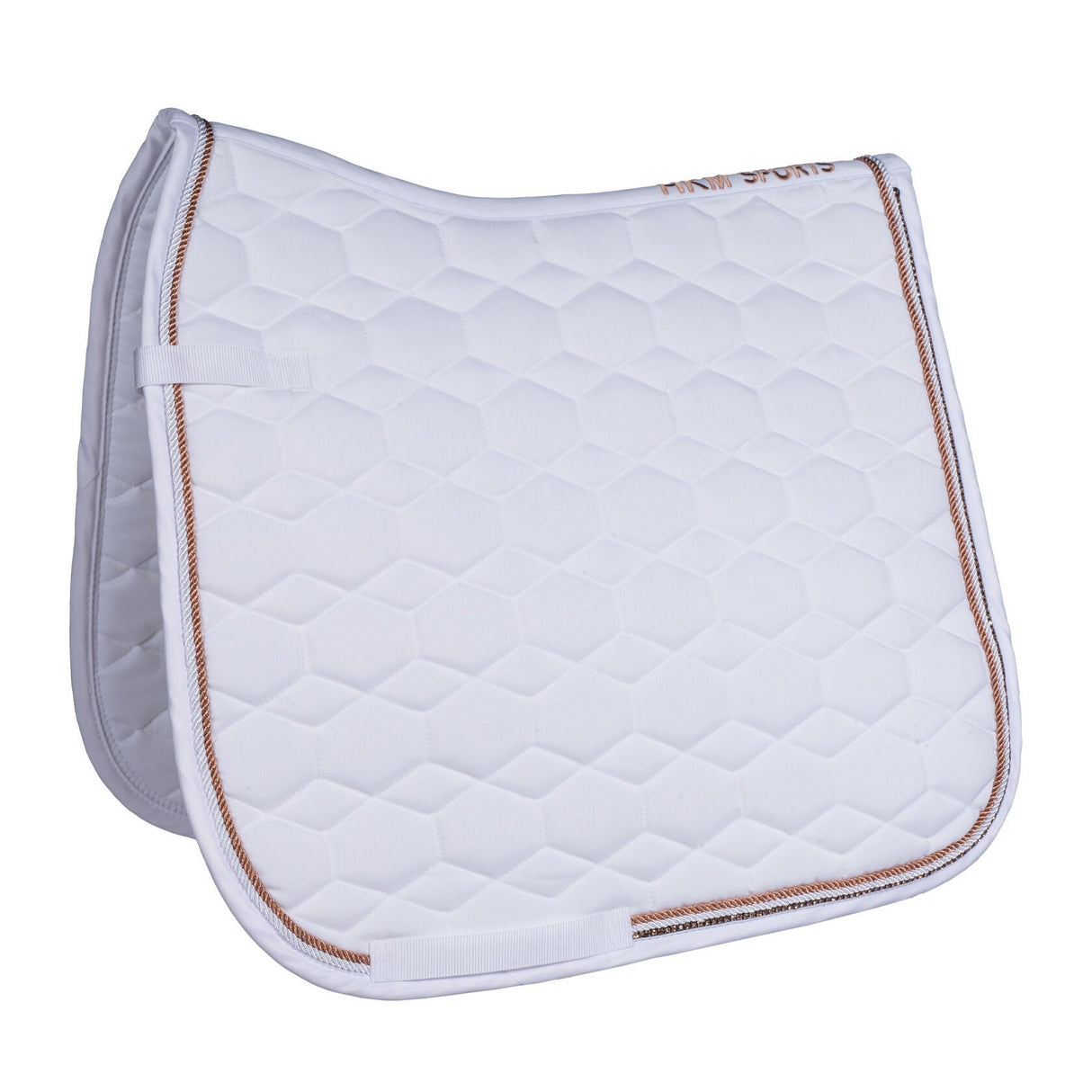 HKM Saddle Cloth -Rosegold Glamour- Style #colour_white