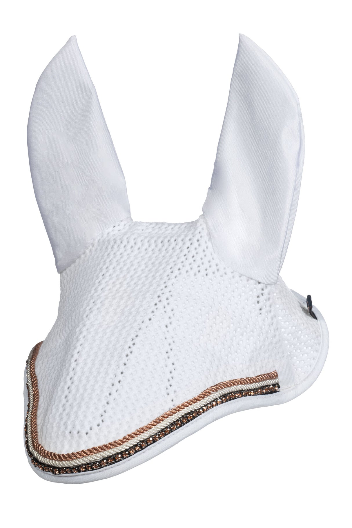 HKM Ear Bonnet -Rosegold Glamour- Style #colour_white-rose-gold
