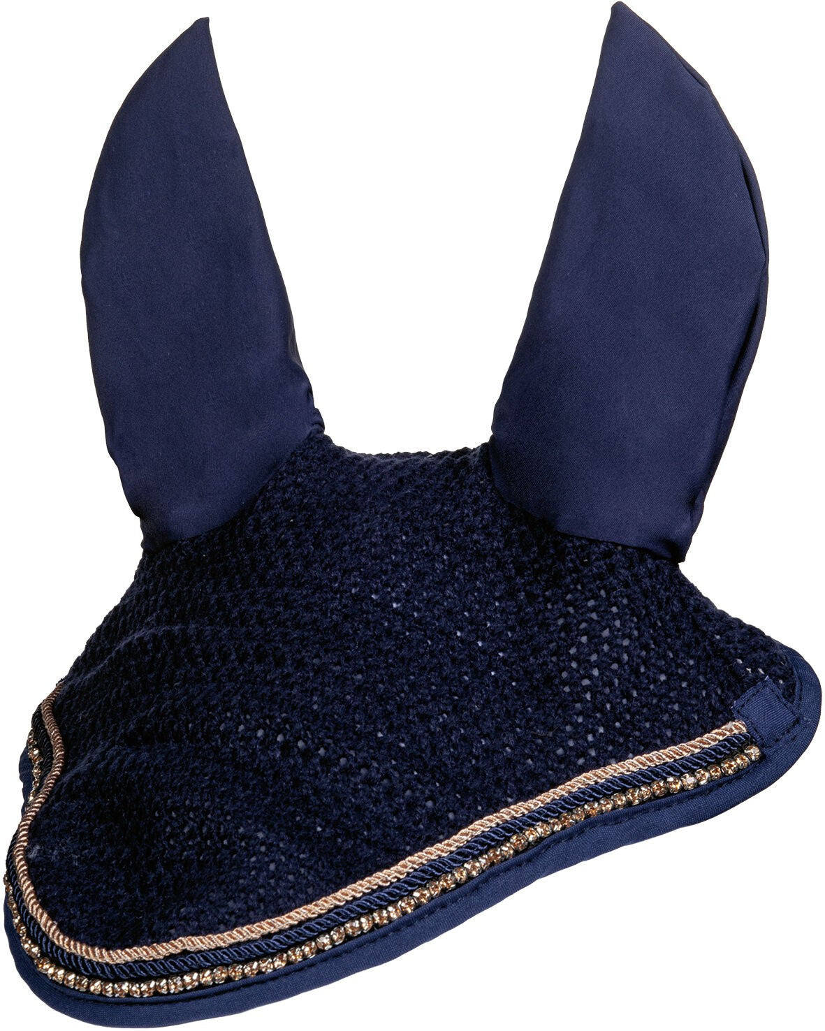 HKM Ear Bonnet -Rosegold Glamour- Style #colour_deep-blue-rose-gold