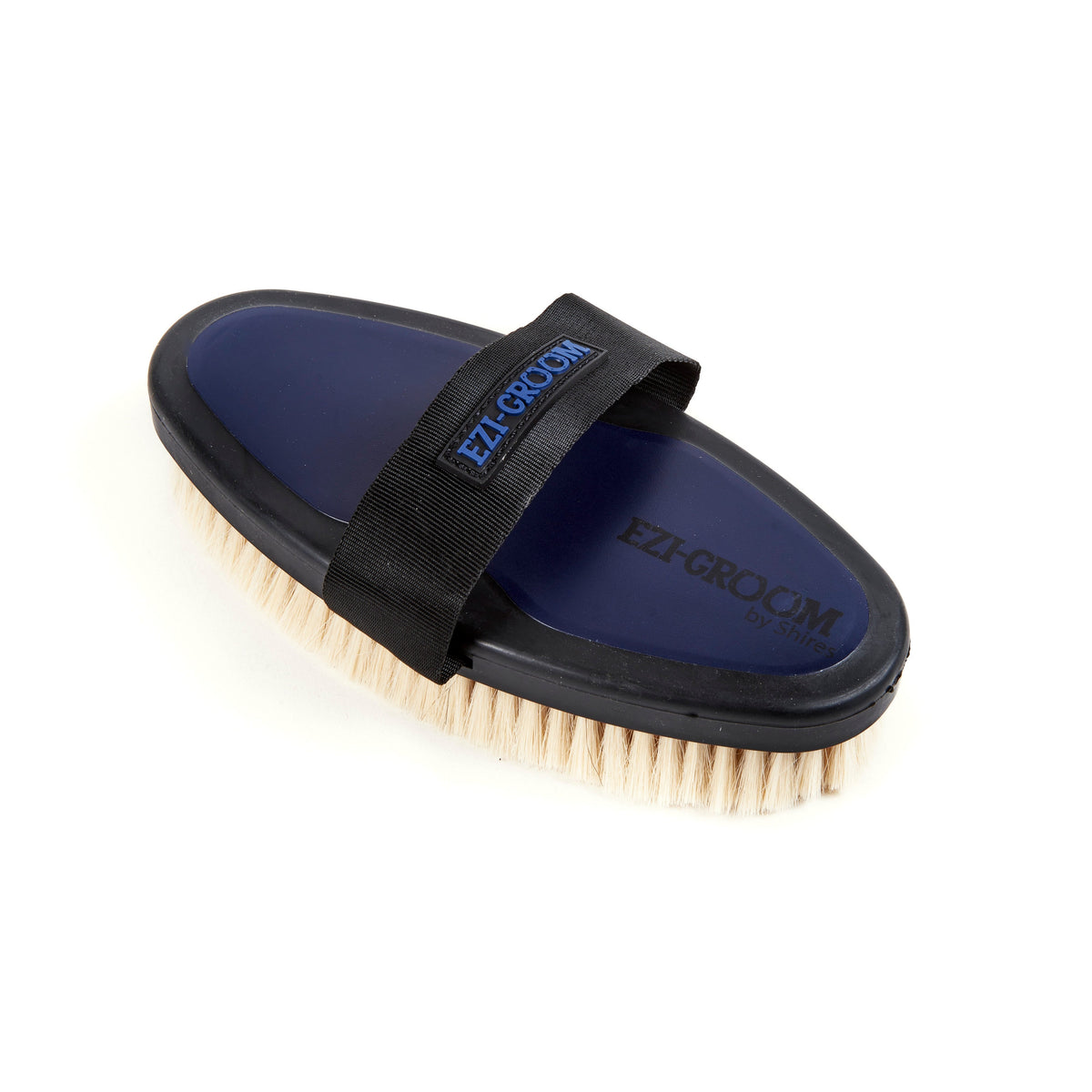 Ezi-Groom Grip Body Brush With Goat Hair