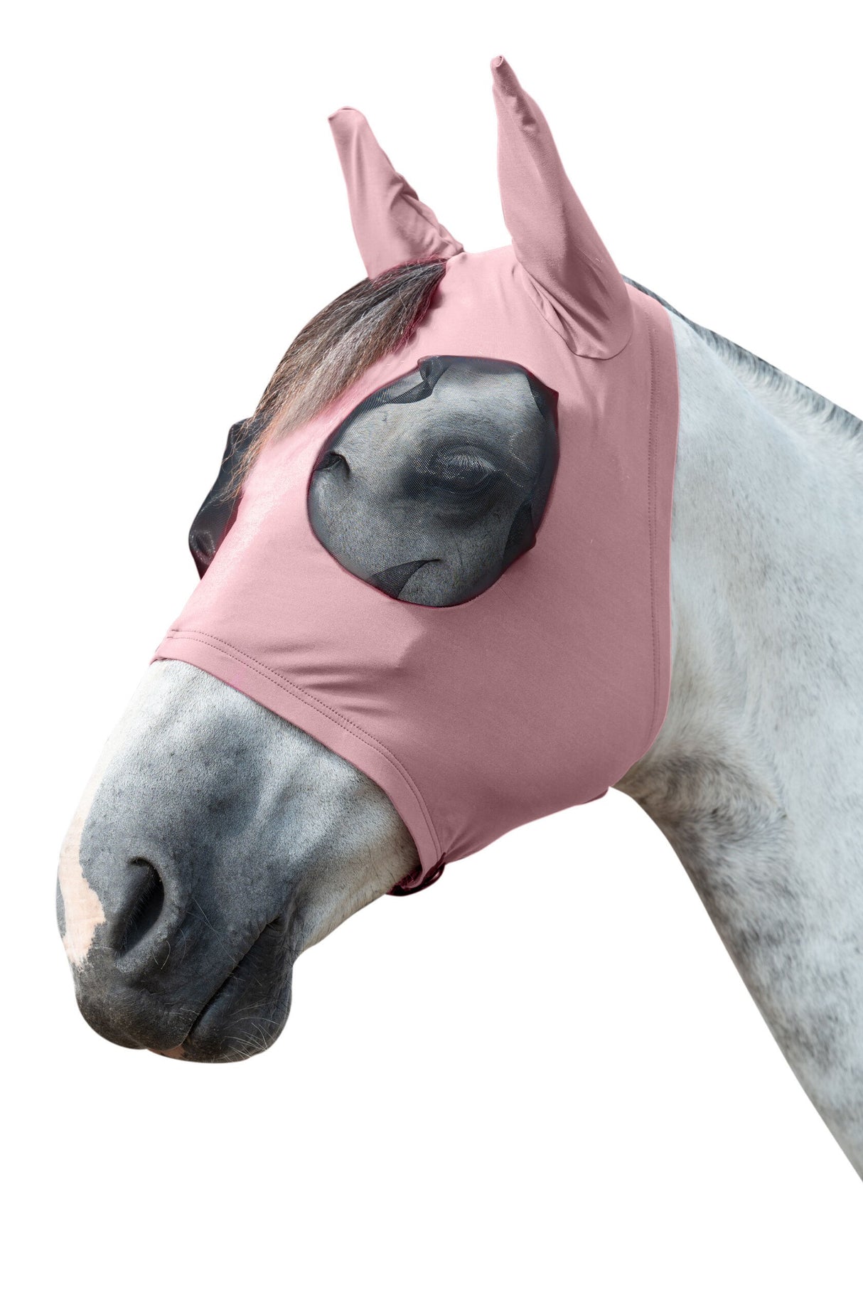 HKM Anti-Fly Mask -Elastic- #colour_antique-pink