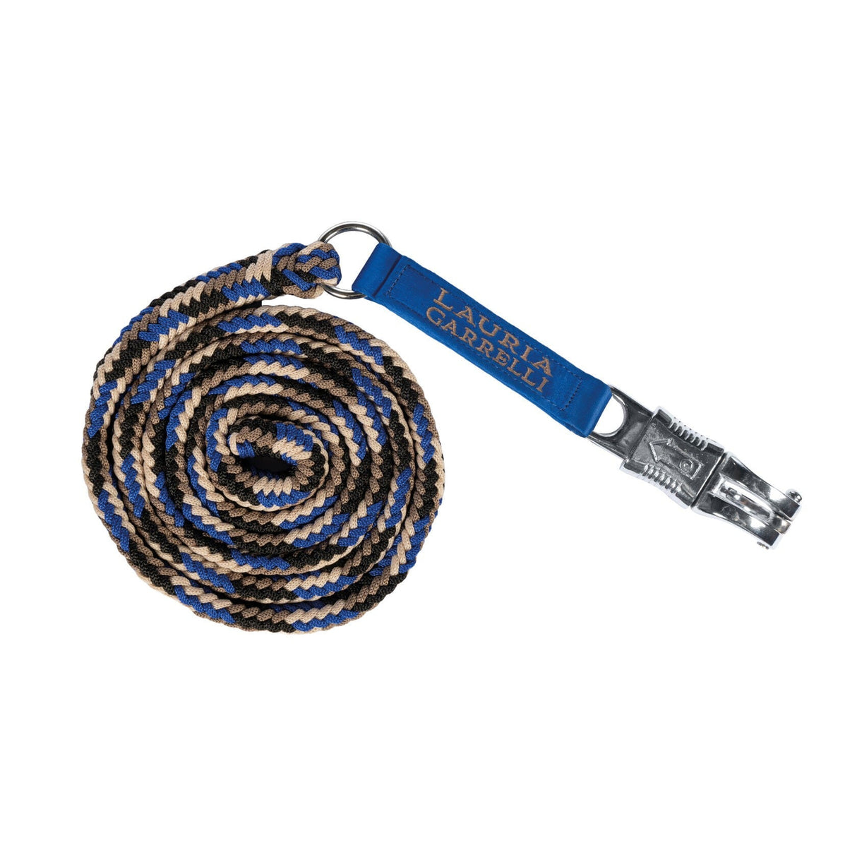 HKM Lead Rope with Panic Hook -Amalfi- #colour_blue
