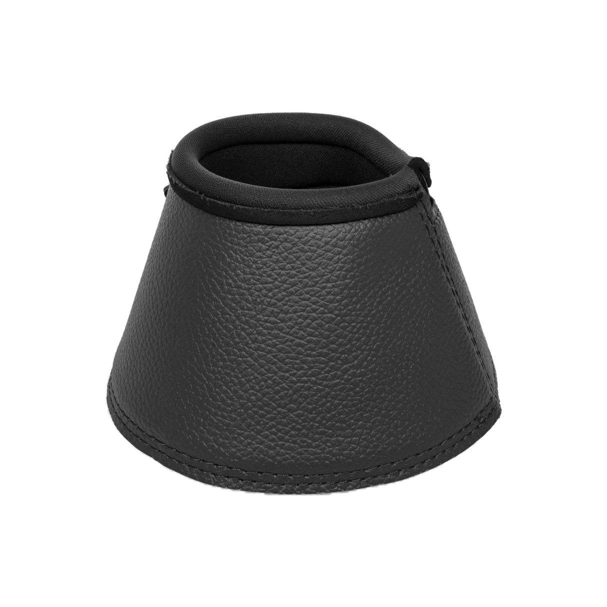 Acavallo Bell Boots Eco-Leather & Hook-And-Loop Closure #colour_black