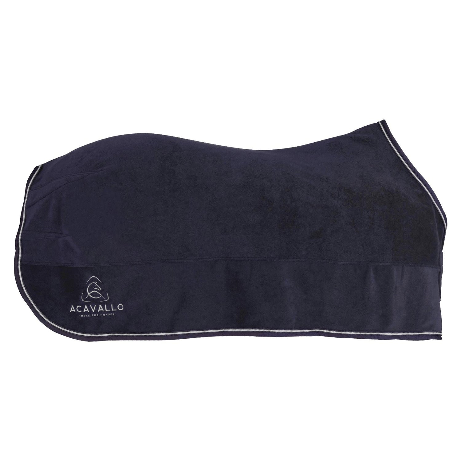 Acavallo Fleece Stable Rug 800G #colour_blue