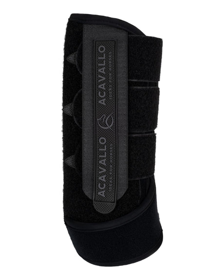 Acavallo Neoprene Front Boots Gel Inserts #colour_black
