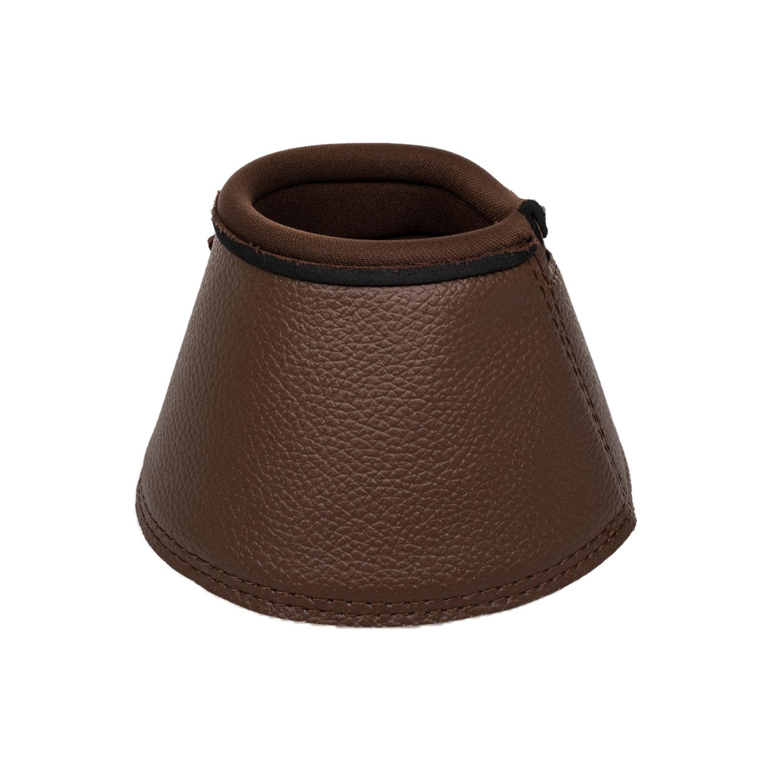 Acavallo Bell Boots Eco-Leather & Hook-And-Loop Closure #colour_brown