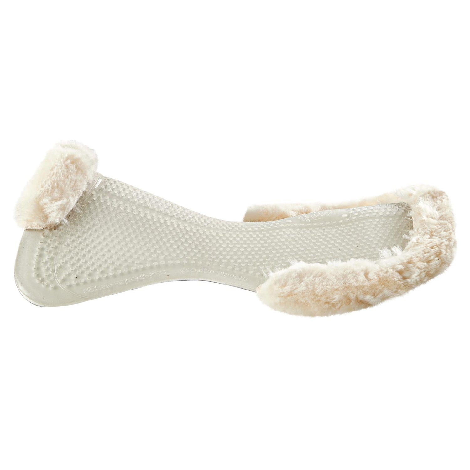 Acavallo Gel Ns-S Classic-S 1/2 Cut-Out Dri-Lex Flat #colour_transparent-natural